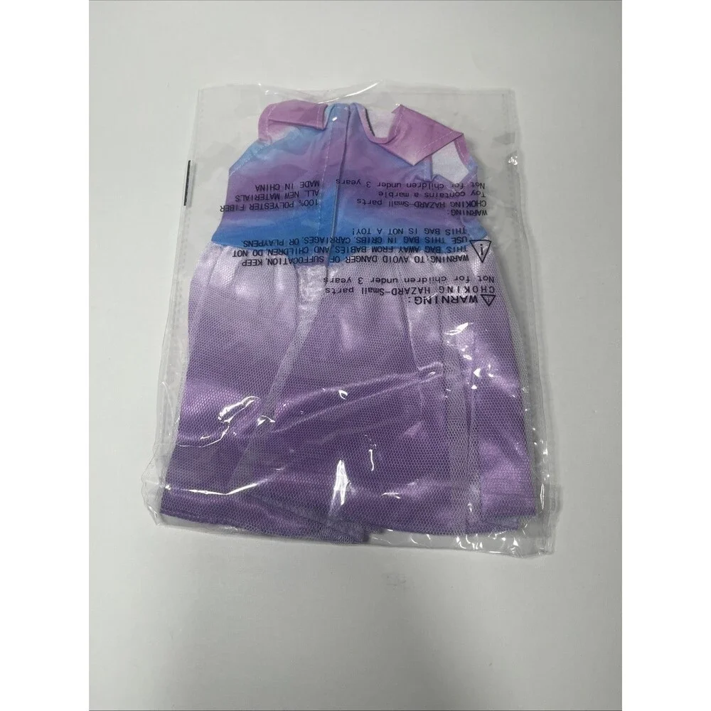 Small Dog Dog Dress Pink Purple and Light Blue Size Small